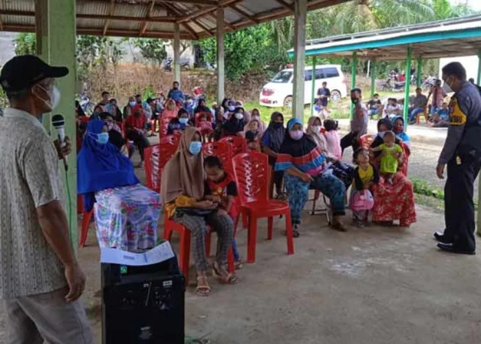 Sudah 58,21 Persen Warga Rengat Barat Inhu Divaksin, Hari Libur Tetap Vaksinasi