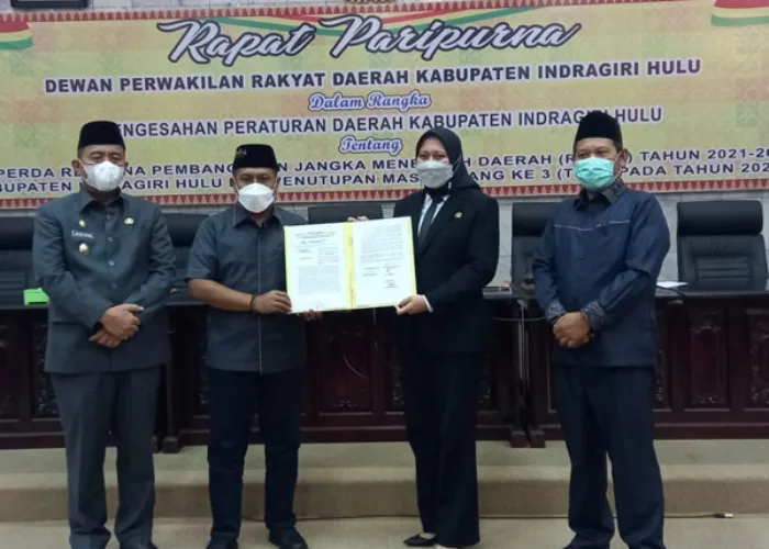 DPRD Sahkan RPJMD 2021-2026 Inhu