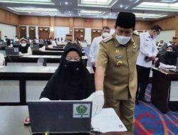 Buka Ujian SKD CASN di Rohul, Bupati Sukiman Berikan Motivasi dan Pastikan Tanpa Kecurangan