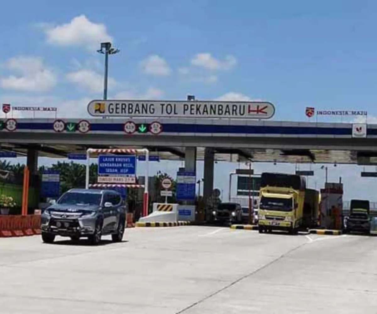 Lalu Lintas Tol Pekanbaru-Dumai Naik, Rata-rata Tembus 8.277 Kendaraan per Hari