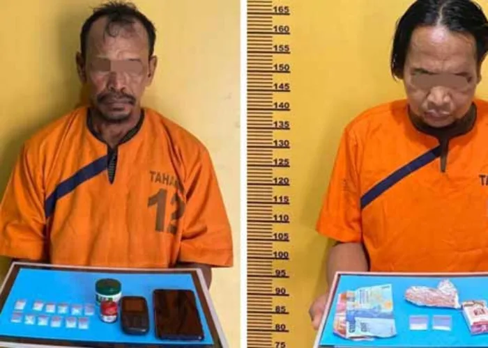 Dua Pengedar Narkoba di Inhu Diciduk, Begini Kronologis Penangkapannya