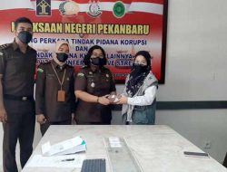 3 Terpidana Korupsi di Pekanbaru Bayar Denda Rp 800 Juta