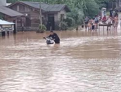 Inhu Diguyur Hujan Deras, Sempat Meluap Kini Air Sungai Indragiri Kembali Surut