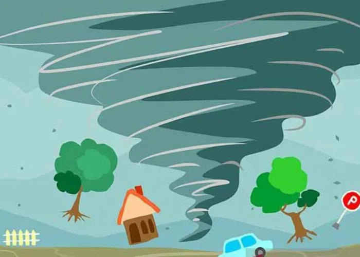 10 Rumah Warga Padang Sumbar Rusak Diterjang Puting Beliung