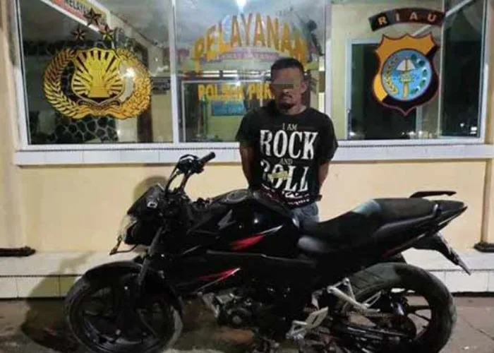 Pelaku Curanmor dan Pembobol Rumah Warga Inhu Dibekuk di SPBU