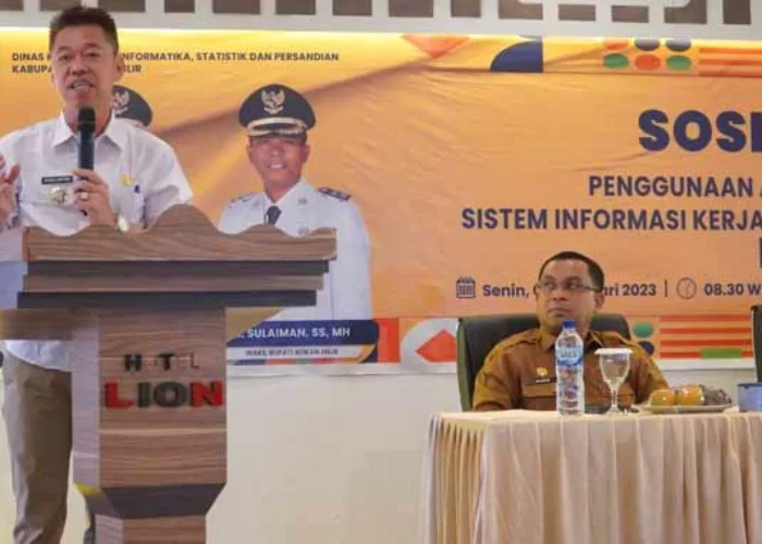Sosialisasi Penggunaan Aplikasi Simatrik, Bupati Afrizal Sintong Beri Apresiasi
