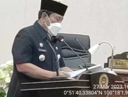 Bupati Sukiman Sampaikan LKPj 2022 dan Dua Ranperda di Paripurna DPRD Rohul