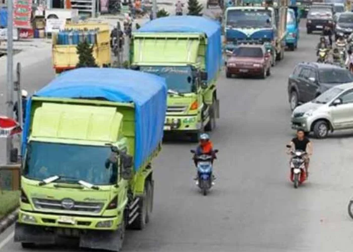 Truk Barang Dilarang Beraktivitas di Pekanbaru Saat Mudik, Kecuali…