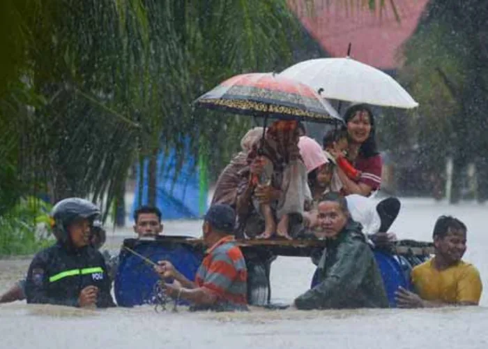 Rendam Banjir Tiga Desa di Mentawai Sumbar