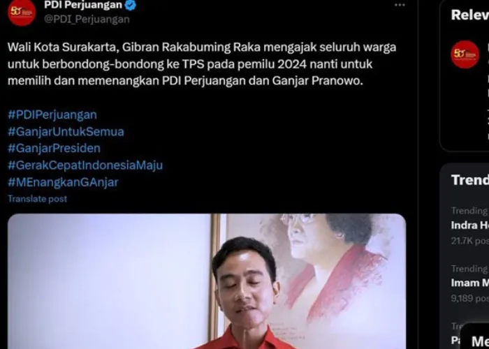 Nyali Bawaslu Diuji Kala PDI-P Ajak Warga Pilih Ganjar Jelang Kampanye