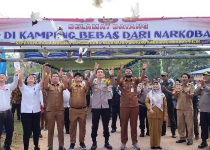Kepenghuluan Labuhan Tangga Rohil Kini Jadi Kampung Bebas Narkoba