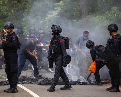 200 Brimob Polda Riau Dipulangkan dari Rempang