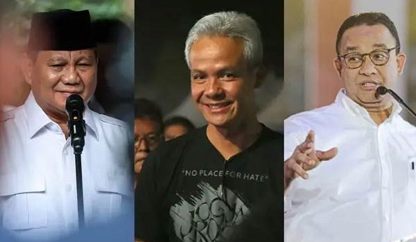 Survei LSI Denny JA: Prabowo 39,8 Persen, Ganjar 37,9 Persen, Anies 14,5 Persen