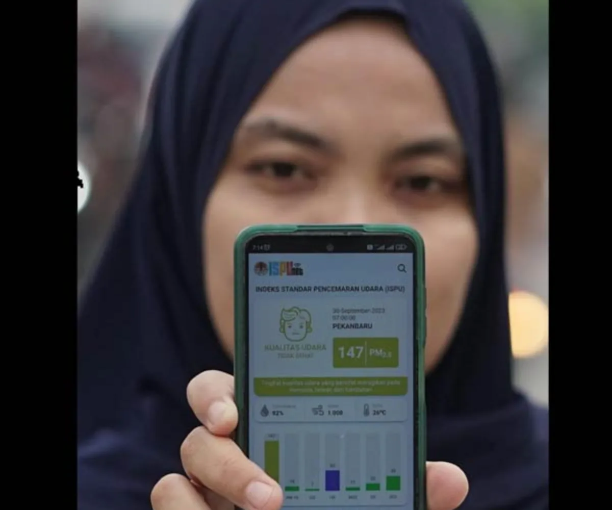 Udara Pekanbaru tak Sehat, Dinkes Riau Minta Warga Batasi Aktivitas Luar Rumah