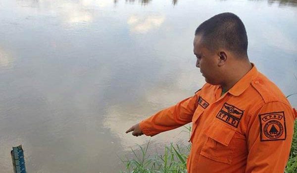Ketinggian Permukaan Air Sungai Indragiri Capai 6,16 Meter