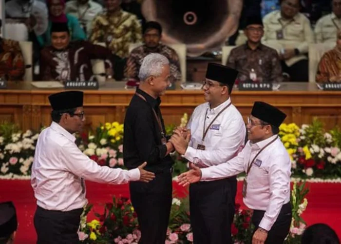 Bila Pilpres Dua Putaran, LSI Prediksi AMIN dan Ganjar-Mahfud Bersatu