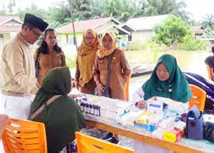 19 Puskesmas Pembantu di Inhu Riau Terendam Banjir
