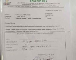Dugaan Kongkalikong, Ketua LSM-MAMPIR Laporkan Diskominfo Siak ke Polda Riau