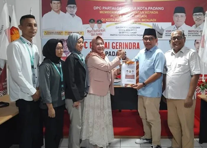 Usung Misi Pemberdayaan Perempuan, Sovia Lorent Daftar Calon Walikota Lewat Gerindra