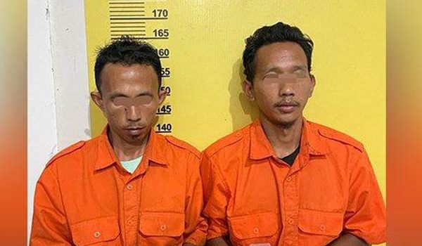 Gerebek Rumah Warga di Inhu, Polisi Amankan Dua Pengedar Sabu