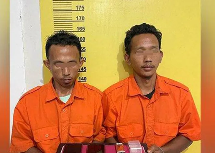 Gerebek Rumah Warga di Inhu, Polisi Amankan Dua Pengedar Sabu