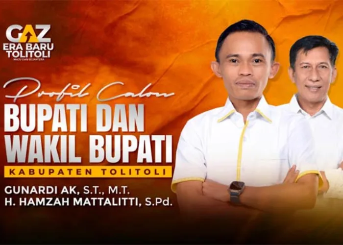 Gunardi-Hamzah Mattaliti Siap Berjuang Jadikan Tolitoli Kabupaten Maju