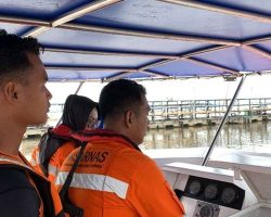 Tim SAR Cari Kru Kapal Rusia Jatuh di Selat Malaka Bengkalis