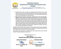 FKPMR dan PPMR Tolak Pencalonan Nasir di Pilgubri, Bagaimana Respon Partai Pendukung?
