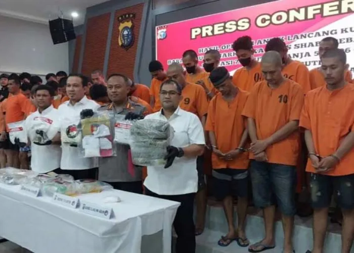 22 Hari Polisi Tangkap 485 Tersangka Narkoba di Riau
