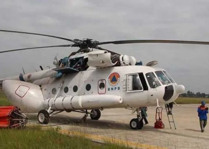 Helikopter Water Bombing Hari Ini Tiba dari Vietnam