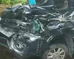 Seorang Wanita Tewas Saat Kecelakaan Beruntun di Jalintim Pelalawan