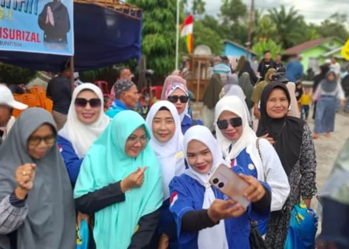 Ratusan Warga Sungai Apit Antusias Sambut Pasangan Calon Bupati Afni-Syamsurizal