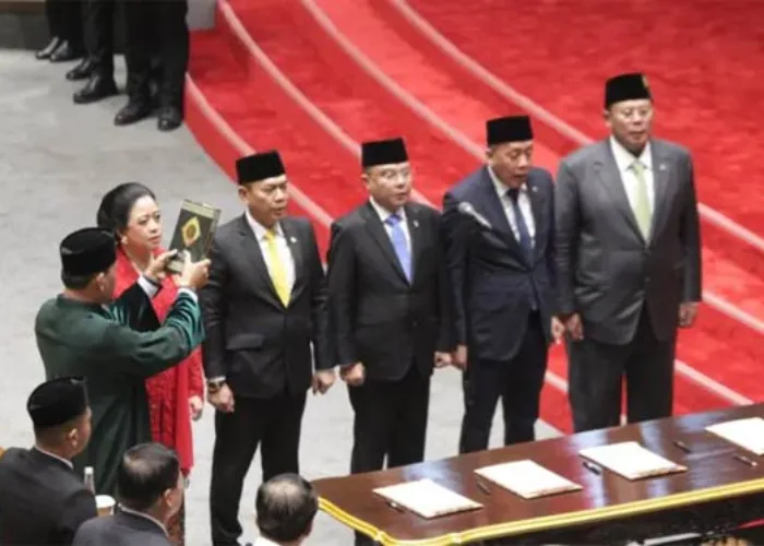 Puan Kembali Jadi Ketua DPR RI 2024-2029, Dasco, Adies, Saan dan Cucun Wakil Ketua