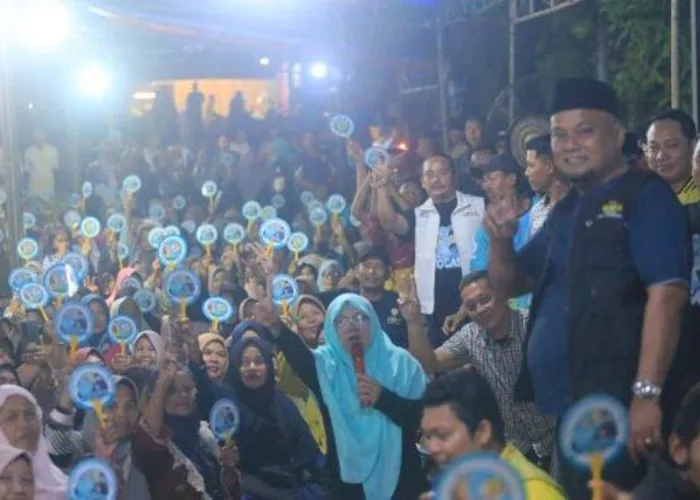 Kampanye Cabup Afni di Tualang Siak Membludak, Tanda Masyarakat Ingin Perubahan