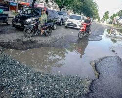 Dinas PUPR Catat 500 Kilometer Jalan di Pekanbaru Rusak