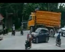 Kabur Usai Tabrak Mobil ASN PMD Riau, Oknum Anggota BPD Kampar Bakal Dipolisikan
