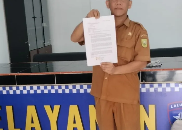 Oknum Anggota BPD Tambang Kampar Dipolisikan, Kabur Usai Menabrak