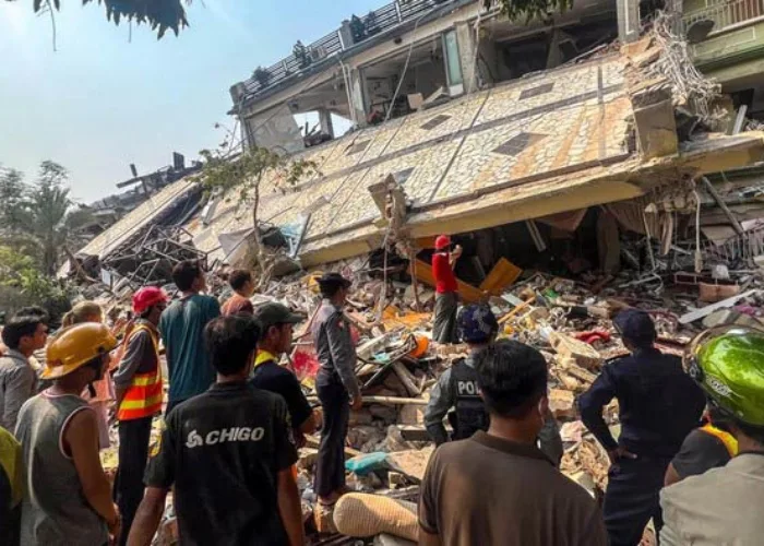Gempa Myanmar Tewaskan 1.700 Orang, 3.400 Terluka dan 300 Hilang