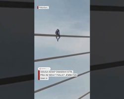Lelaki Ini Nekat Panjat Jembatan Siak IV, Alasannya Sering Dimarahi Istri