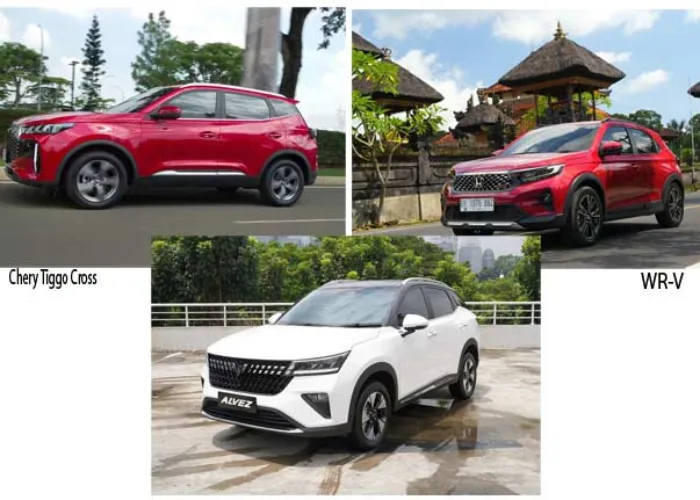 Adu Ganteng Chery Tiggo Cross, Honda WR-V dan Wuling Alvez