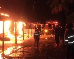 10 Rumah di Asrama SPN Polda Sumbar Terbakar