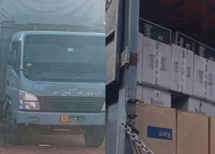 Bea Cukai Batam Amankan Dump Truk Berisi 3,5 Juta Batang Rokok Ilegal