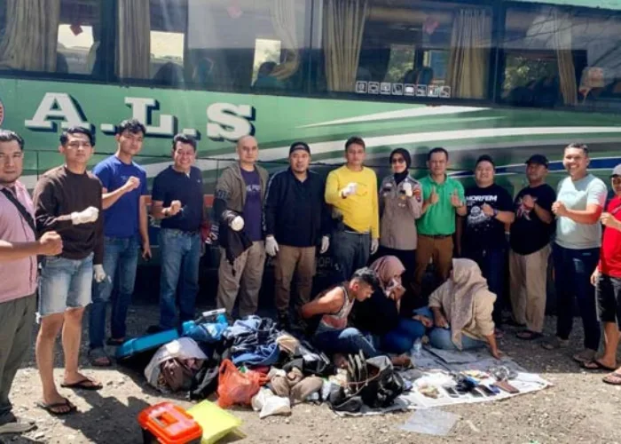 BNN Sumbar Tangkap 3 Penumpang Bus ALS Bawa 1,5 Kilo Sabu
