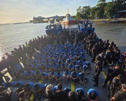 100 Napi Riau Pindah ke Nusakambangan