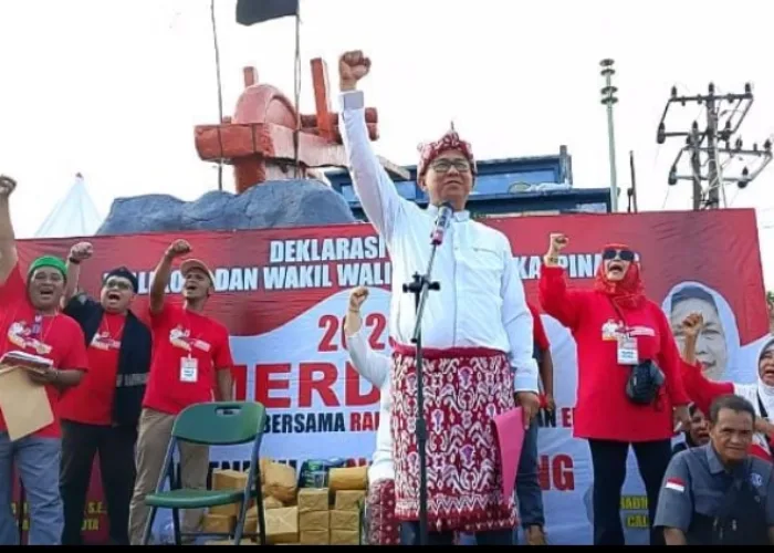 Ribuan Warga Pangkal Pinang Padati Tugu Kerito Surong Ikuti Deklarasi MERDEKA