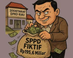 Korupsi SPPD Fiktif di DPRD Riau, Audit BPKP Ungkap Kerugian Negara Rp195,9 Miliar