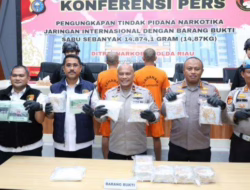 Upaya Pengiriman 14,87 Kg Sabu dari Kampar ke Padang Gagal