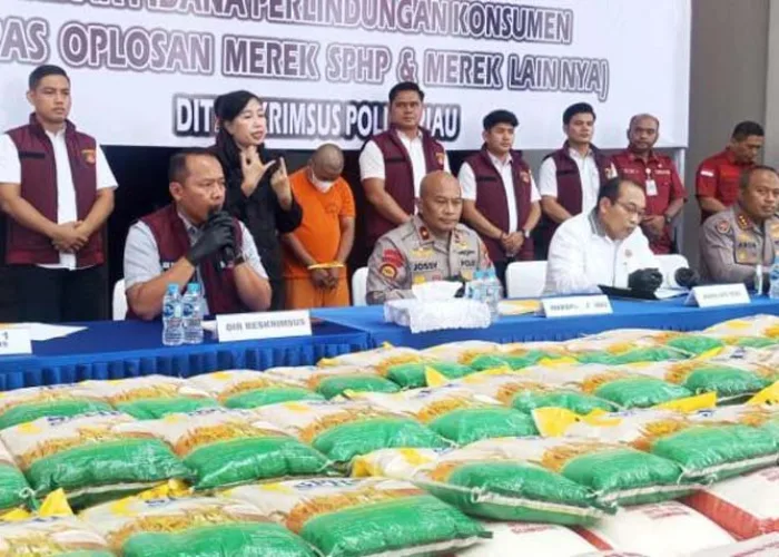 Oplos Beras Jadi Premium, Pria di Pekanbaru 6 Bulan Untung Rp500 Juta, Kini Terancam 5 Tahun Bui