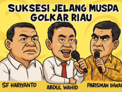 Gubernur Wahid Dituding Cawe-cawe, Dorong Parisman, Jegal SF Hariyanto Jadi Ketua Golkar Riau