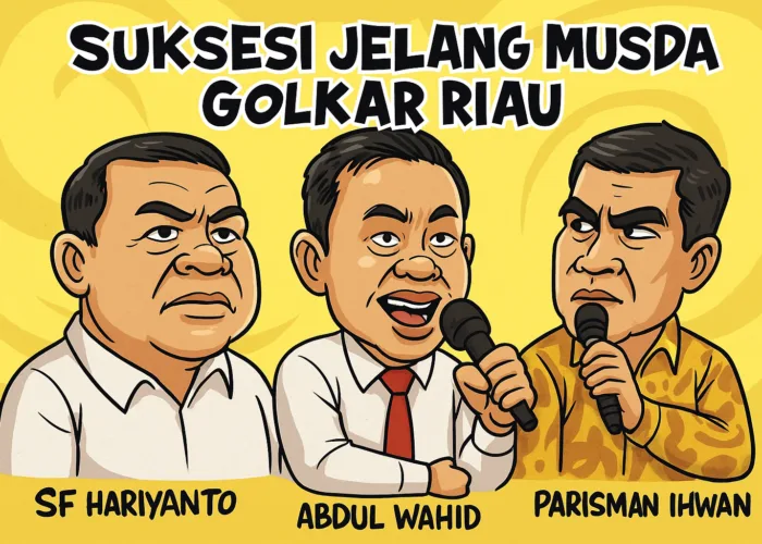 Gubernur Wahid Dituding Cawe-cawe, Dorong Parisman, Jegal SF Hariyanto Jadi Ketua Golkar Riau